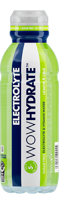 Lemon & Lime Flavour - Electrolyte Water - WOW HYDRATE