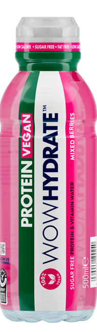Mixed Berry - Vegan Protein Water - Sports Drink - WOW HYDRATE