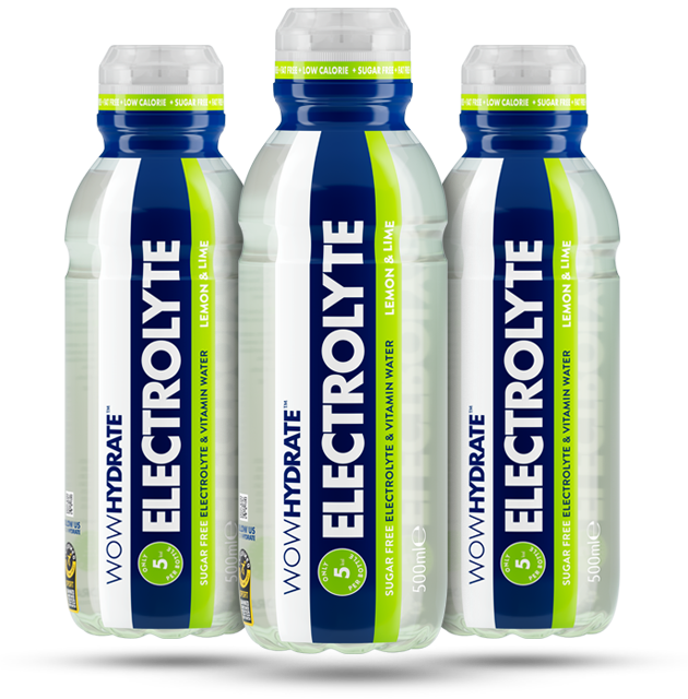 Lemon & Lime Sports Drink - Electrolyte Water - WOW HYDRATE