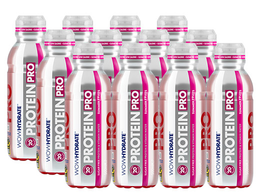 Summer Fruits Protein Pro - Pack of 12 - Sports Water - WOW Hydrate