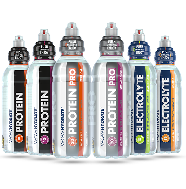 WOW HYDRATE - Taster Pack - Protein Water & Electrolyte Water